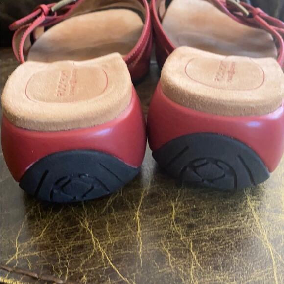 Rockport 10W red salmon sandal shoes - Picture 5 of 10